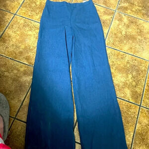 Isaac Mizrahi Live Pull On Light Denim Flair Size  0 Tall